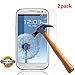Galaxy S3 Screen Protector, SOOYO(TM) Premium Tempered Glass Screen Protector (2.5D Round Edge/99% Clarity/Shatter-Proof/Bubble Free) for Samsung Galaxy S3 [Lifetime Warranty]-[2Pack]
