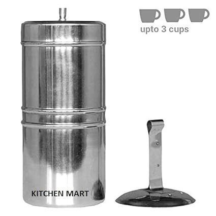 Kitchen Mart Stainless Steel Coffee Filter Size:7 (250ml) (3 Cups)