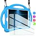 TopEsct iPad 9.7 Case for Kids,【Upgraded Version】 Shockproof Silicone Handle Stand Case Cover&(Tempered Glass Screen Protector) for iPad 5th/6th Gen. iPad Air 1/2 and iPad Pro 9.7 (Blue) primary