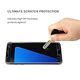 Ace Teah 3 Pack iPhone 7 Tempered Glass Screen Protector Cover iPhone 7 Screen Cover Glass with Easy-install Wings 9H Hardness Hard Glass Screen Protective Film for Apple iPhone 7 4.7 Inch Clear