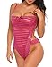 Avidlove Womens' s Sexy Open Back Lingerie Teddy One Piece Lace Babydoll Bodysuit