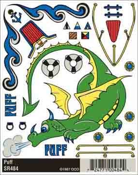 Pinecar Dry Transfer, Puff PINSR484