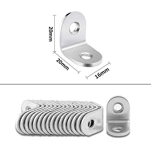 1 Stainless+Bracket+20mm+Furniture+Fastener+Connector