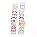 Pusheng 100 Pcs Baby Kids Girl Elastic Ponytail Holder Rope Hair Ties Head Bands
