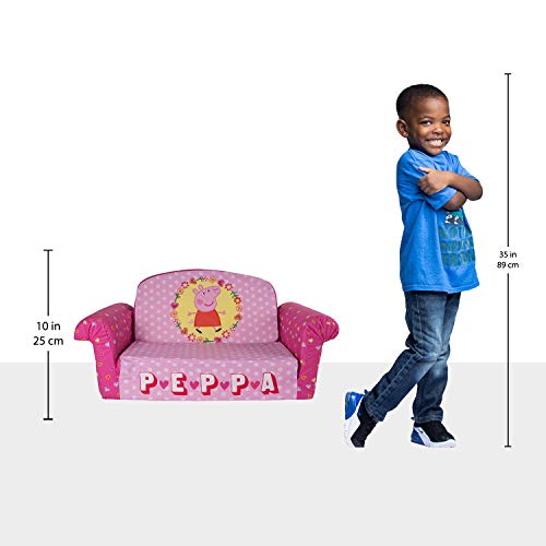 Marshmallow Furniture 2in1 Flip Open Foam Couch Bed Sleeper Sofa Kid