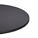 Costway High Table Pub Bar Table Bistro Round Top Black, 42-Inch Height