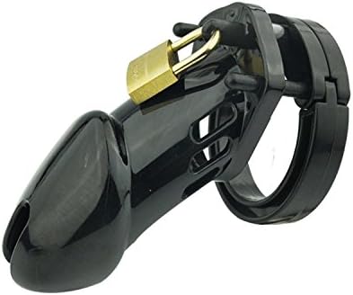 Gaogoo CB6000 Long Male Chaseti-ty Device with 5 sizes Rings (Black)