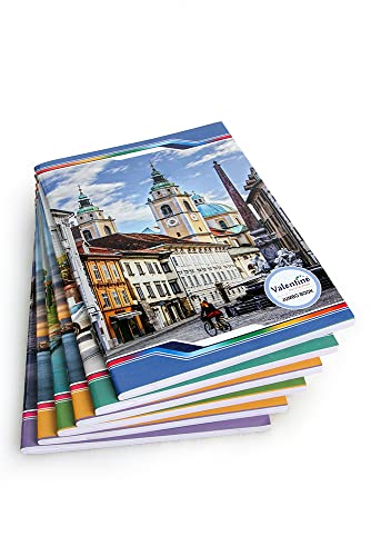 N.S Valentine A4 size notebook(Your Lucky Brand)|300 Pages A4|Notebook Single Line Ruled 29x21cm|Ruled notebooks for Writing|Long Notebook for Students|Set of 3|With Free 5 Ballpens for Smooth Writing