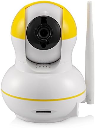 IP Camera,Wireless Pan &amp; Tilt HD WiFi Security Surveillance Camera with Two-way Audio,Night Vision, Alarming, Android /Iphone Easy to Operate(Yellow)