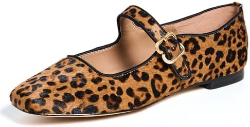 Amazon.com: DOEYG Leopard Ballet Flats Women's Animal Print Suede