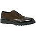 alpine swiss ALEC Men’s Ripple Sole Wingtip Shoes Leather Lining & Insole - Runs 1 Size Big