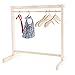 MonkeyJack 1/6 Doll Wood Garment Rack Coat Dress Clothes Organizer 30cm for BJD SD Doll