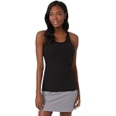 32 DEGREEES Women’s Soft Rib Racerback Bra Tank | with Built-in Cups | Fitted