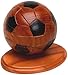 Classic Jigsaw 3D Soccer Ball Hand-Crafted Wooden Puzzle on a Stand, Brain Teaser, Gift Boxed
