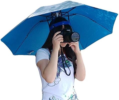 Outdoor Headwear Umbrella Uv Protection Fishing Umbrella