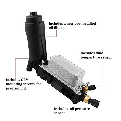 5184294AE Engine Oil Filter Adapter Housing Assembly for Dodge 2011