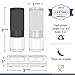 Mini Salt & Pepper Grinder Set - Unique Refillable Modern Grinders - Ceramic Mill Shakers - Spice Mills Shaker - Peppermill - Acrylic Stand by Eparé