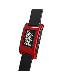 Pebble Reloj inteligente para iPhone y Android, Rojo