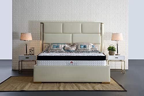 Liberty Mattress Lady 15-Inch Euro-Top Innerspring Hybrid Mattress, Queen