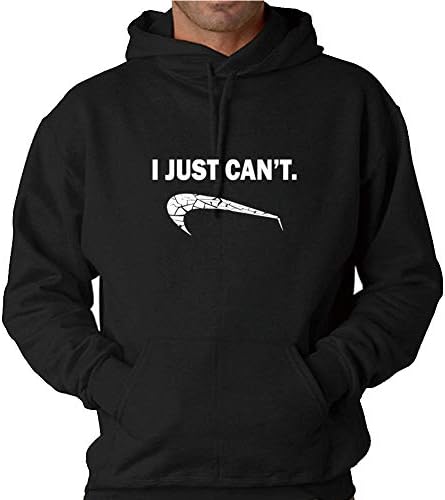 PRQA Adult Mens Womens I Just Can't Funny Sweatshirt Hoodie