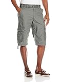 Unionbay Men's Cordova Belted Cargo Short Messenger -  44 - Grey Goose