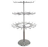 AMKO SPCT3M 3-Tier Revolving Countertop Display – Spinner Rack for Malls, Showrooms. Retail Store Fixtures and Equipment