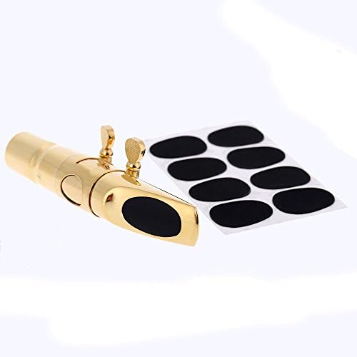 Hillside Fire 8pcs Saxophone Mouthpiece Patches Pads Cushions 0.8mm for Alto Tenor Sax Saxophone