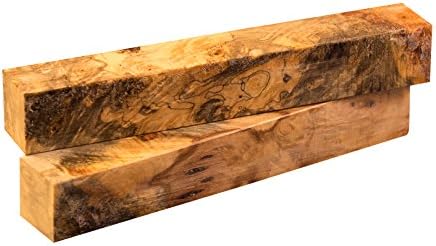 Stabilized Buckeye Burl Wood Turning Pen Blanks | 2 Pack | 3/4" X 3/4" X 5"