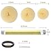Hair Bun Maker for Girls Women Kids, 3 Pcs Donut Bun Maker, 2 Pcs Foam French Twist Hairstyle Clip Doughnuts, 20 Hair Bobby Pins, Blonde