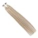 Moresoo 20 Inch Nano Human Hair Extensions 50s 40g Pre Bonded Extensions Color 18 Ash Blonde Highlighted with 613 Blonde Nano Loop Hair Extensions Human Hair