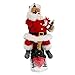 Kurt Adler 13.25 Inch Coca-Cola Battery-Operated Santa Train with LED Garland, Red, CC5171