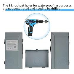 Flameweld 30 Amp Power Inlet Box, NEMA 3R Power