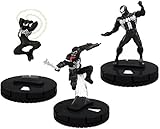 Spider-Man Symbiotes Set of 3 Heroclix Spider-Man Agent Venom & Venom