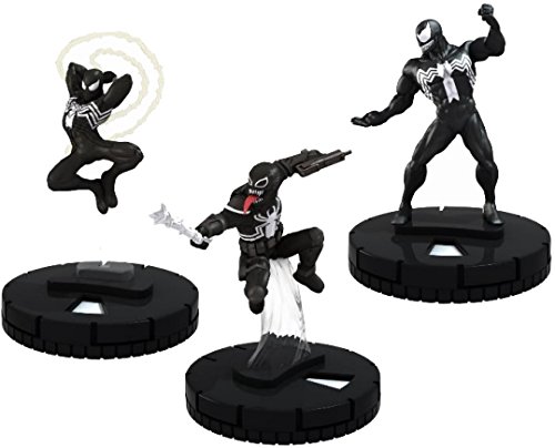 Spider-Man Symbiotes Set of 3 Heroclix Spider-Man Agent Venom & Venom