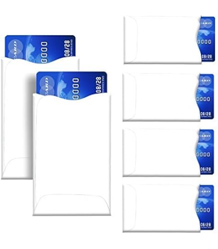 Amazon.com : LUXPaper Credit Card Sleeves | 2 3/8