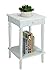 Convenience Concepts French Country End Table, White