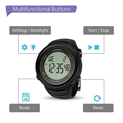 healthsense pedometer watch
