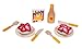 Hape Pancake Breakfast with Strawberries and Syrup Wooden Play Kitchen Food Set and Accessories
