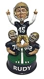 Rudy Ruettiger Notre Dame Fightin Irish Talking Celebration Bobblehead NCAA