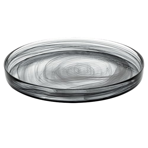Restaurantware Vetri 11 x 11 x 1.2 Inch Glass Serving Dishes 6 Durable Unique S…