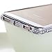 Moon Monkey Diamond Crystal Bling Aluminum Metal Bumper Hard Gold Case Cover for Iphone 5 5s (Black)