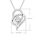 Heart Necklace for Women Pendant - “I Love You to the Moon and Back” Fashion Jewelry - Perfect for Love Gift Birthday Valentines Christmas