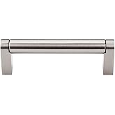 Top Knobs M1002 Bar Pulls Collection 3-3/4" Pennington Bar Pull, Brushed Satin Nickel
