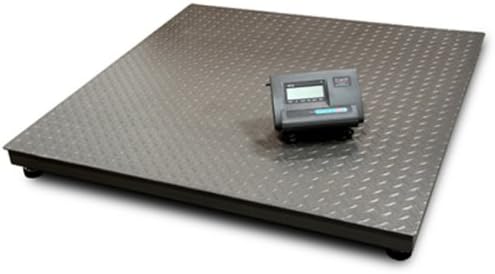 Mulit Capacity SAGA NEW 4 x 4 48" DIGITAL PALLET SHIPPING PLATFORM FLOOR SCALE W/INDICATOR, One Year Warranty Guarantee, BRAND NEW PALLET SCALE (2000lbs Capacity)