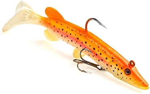 JOYOTER Pike Soft Swimbait Bass Diving Lure Built-in Lead Saltwater Freshwater Suitable Jigs Treple Hook Swimbait