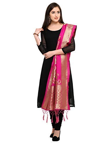 blissta women's silk dupatta