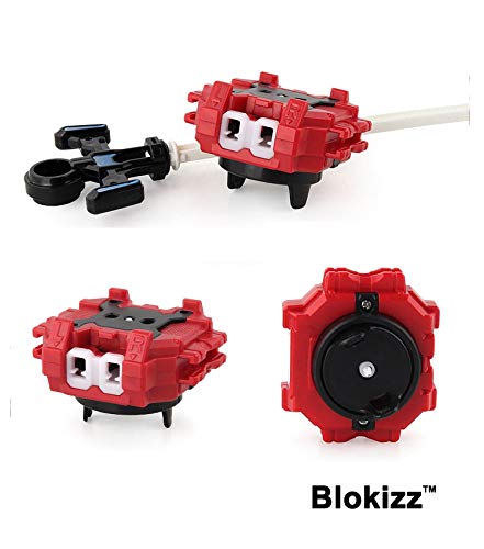 Bey Burst Evolution Battling Tops High Performance Starter Set with Launcher Grip Battle Set (2 Sets) (Red-2)