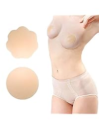 Cubiertas sin pezón, 4 8 pares, reutilizables, de silicona, adhesivas, invisibles, pastas para el pecho