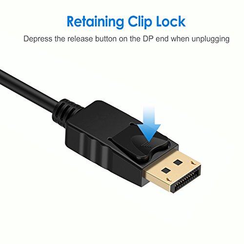 Rankie DisplayPort (DP) to VGA Adapter, Gold Plated Converter