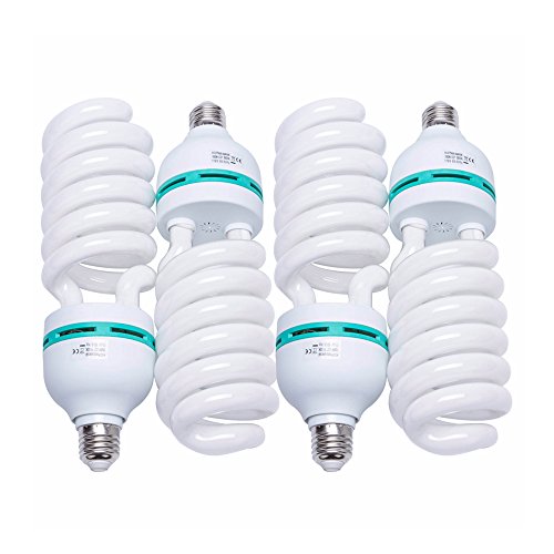 Photography Compact Fluorescent CFL Daylight Balanced Bulb with 5500K